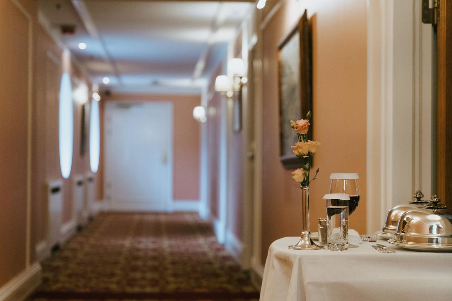 Luxury hotel room service